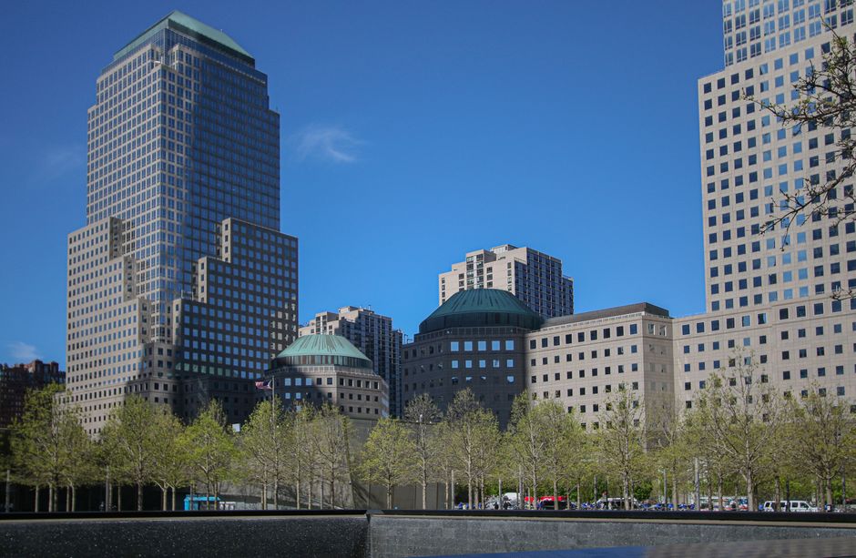 Lower Manhattan’s skyline represents the public-market infrastructure through which new listings and secondary supply are absorbed.